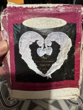 Hallmark Keepsake 1995 “Our First Christmas Together” Ornament